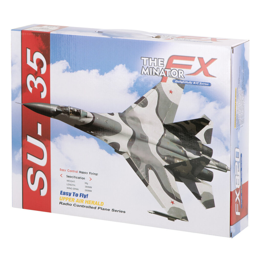 RC strūkla SU-35 FX820 dzeltena cena un informācija | Rotaļlietas zēniem | 220.lv