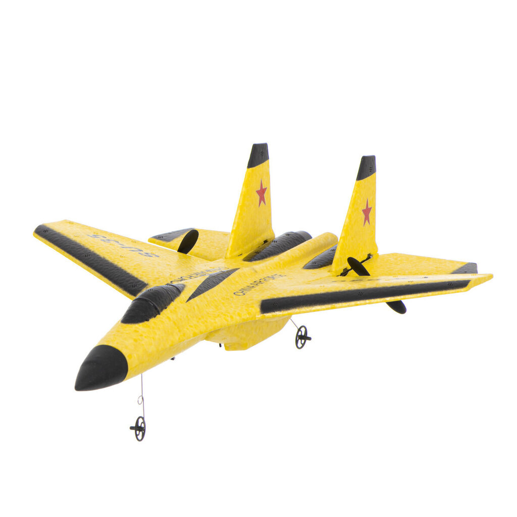 RC strūkla SU-35 FX820 dzeltena cena un informācija | Rotaļlietas zēniem | 220.lv