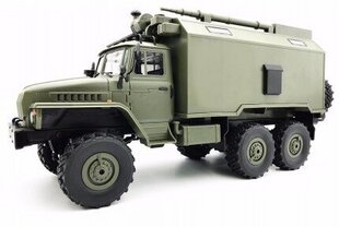 Военный грузовик WPL B-36 (1:16, 6WD, 2.4G, LiPo), зеленый цена и информация | Конструктор автомобилей игрушки для мальчиков | 220.lv