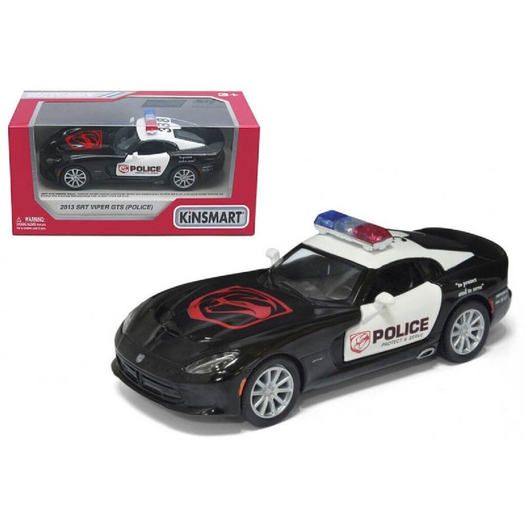 Metāla policijas auto modelis Viper GTS 1:36, 9766 цена и информация | Rotaļlietas zēniem | 220.lv