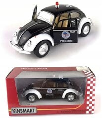 Металлическая полицейская модель Volkswagen Classical Beetle (Police) 1:32, 1785 цена и информация | Игрушки для мальчиков | 220.lv