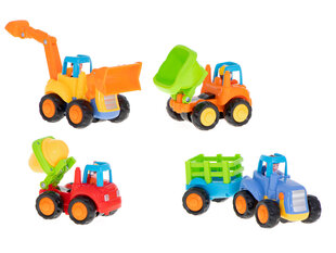 Набор пластиковых автомобилей (4 шт.) цена и информация | Игрушки для мальчиков | 220.lv