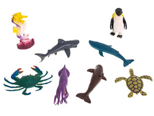 Jūras dzīvnieku figūriņas (8 gab.) cena un informācija | Rotaļlietas zēniem | 220.lv