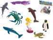 Jūras dzīvnieku figūriņas (8 gab.) cena un informācija | Rotaļlietas zēniem | 220.lv