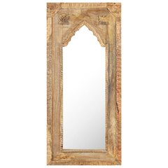 vidaXL spogulis, 50x3x110 cm, mango masīvkoks cena un informācija | Spoguļi | 220.lv