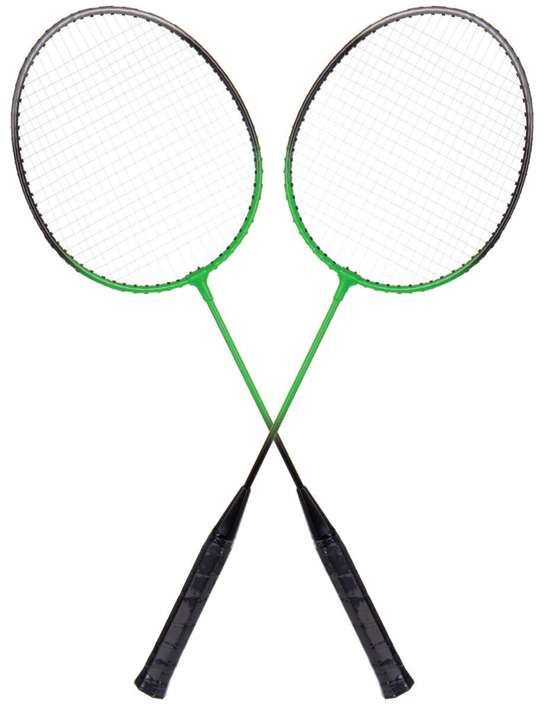 Badmintona rakešu komplekts Enero 3 in 1, zaļš cena un informācija | Badmintons | 220.lv