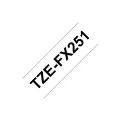 Brother TZe-FX251 TZeFX251 marķēšanas lentes kasetne cena un informācija | Piederumi printerim | 220.lv