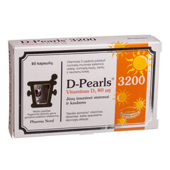 Капсулы D-PEARLS 3000, 80 шт. цена и информация | Витамины, пищевые добавки, препараты для хорошего самочувствия | 220.lv