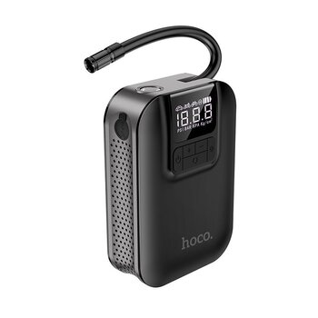 HOCO air pump / gaisa sūknis pārnēsājams Breeze S53 melns cena un informācija | Auto piederumi | 220.lv