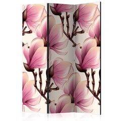 3-daļīgs aizslietnis - Blooming Magnolias [Room Dividers] cena un informācija | Aizslietņi | 220.lv