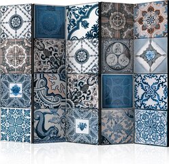 5-daļīgs aizslietnis - Blue Arabesque II [Room Dividers] cena un informācija | Aizslietņi | 220.lv