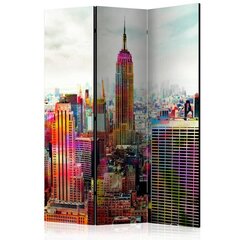 3-daļīgs aizslietnis - Colors of New York City [Room Dividers] cena un informācija | Aizslietņi | 220.lv