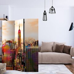 3-daļīgs aizslietnis - Colors of New York City III [Room Dividers] cena un informācija | Aizslietņi | 220.lv