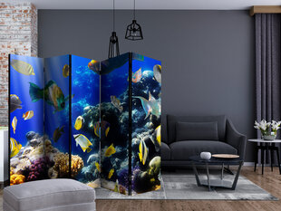 5-daļīgs aizslietnis - Underwater adventure II [Room Dividers] cena un informācija | Aizslietņi | 220.lv