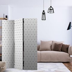 3-daļīgs aizslietnis - Cubes - texture [Room Dividers] cena un informācija | Aizslietņi | 220.lv