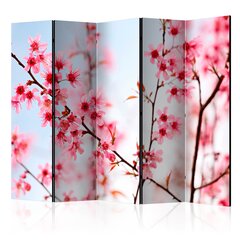 5-daļīgs aizslietnis - Symbol of Japan - sakura flowers II [Room Dividers] cena un informācija | Aizslietņi | 220.lv