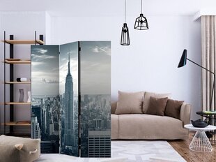 3-daļīgs aizslietnis - Amazing view to New York Manhattan at sunrise [Room Dividers] cena un informācija | Aizslietņi | 220.lv