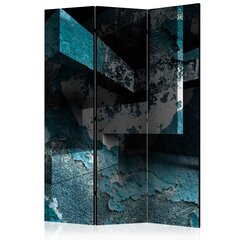 3-daļīgs aizslietnis - Azure Geometry [Room Dividers] cena un informācija | Aizslietņi | 220.lv