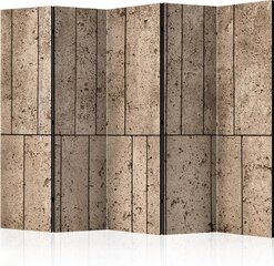 5-daļīgs aizslietnis - Beige Wall II [Room Dividers] cena un informācija | Aizslietņi | 220.lv