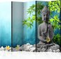 5-daļīgs aizslietnis - Buddha: Beauty of Meditation II [Room Dividers] цена и информация | Aizslietņi | 220.lv