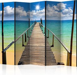 Ширма Beach, sun, bridge цена и информация | Мобильные стенки | 220.lv