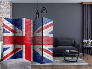 5-daļīgs aizslietnis - British flag II [Room Dividers] cena un informācija | Aizslietņi | 220.lv