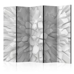 5-daļīgs aizslietnis - White dahlia II [Room Dividers] cena un informācija | Aizslietņi | 220.lv