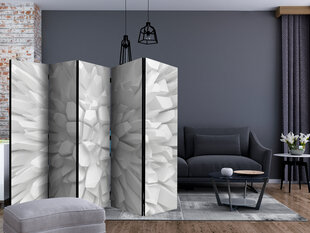 5-daļīgs aizslietnis - White dahlia II [Room Dividers] cena un informācija | Aizslietņi | 220.lv