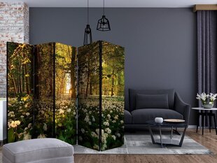 5-daļīgs aizslietnis - Forest flora II [Room Dividers] cena un informācija | Aizslietņi | 220.lv