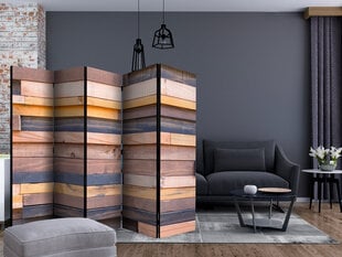 5-daļīgs aizslietnis - Wooden Castle II [Room Dividers] cena un informācija | Aizslietņi | 220.lv