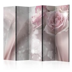 5-daļīgs aizslietnis - Dewy Roses II [Room Dividers] cena un informācija | Aizslietņi | 220.lv