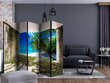 5-daļīgs aizslietnis - Beach and Ivy II [Room Dividers] cena un informācija | Aizslietņi | 220.lv