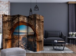 5-daļīgs aizslietnis - Arch and Beach II [Room Dividers] cena un informācija | Aizslietņi | 220.lv