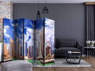 5-daļīgs aizslietnis - Cumulus over Dubai II [Room Dividers] cena un informācija | Aizslietņi | 220.lv