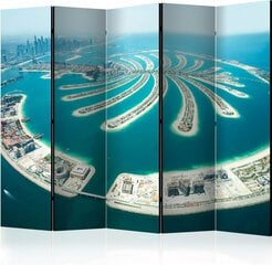 5-daļīgs aizslietnis - Dubai: Palm Island II [Room Dividers] cena un informācija | Aizslietņi | 220.lv