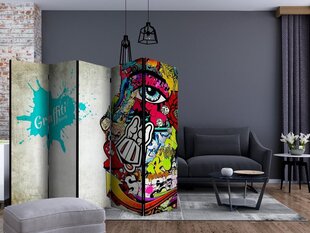 5-daļīgs aizslietnis - Graffiti beauty II [Room Dividers] cena un informācija | Aizslietņi | 220.lv