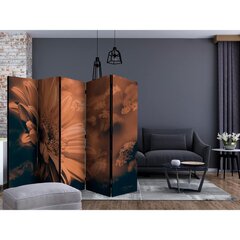 5-daļīgs aizslietnis - Gerbera in bronze II [Room Dividers] cena un informācija | Aizslietņi | 220.lv