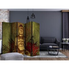 5-daļīgs aizslietnis - Golden Buddha II [Room Dividers] цена и информация | Мобильные стенки | 220.lv