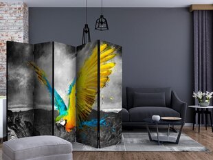 5-daļīgs aizslietnis - Exotic parrot II [Room Dividers] cena un informācija | Aizslietņi | 220.lv