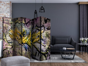 5-daļīgs aizslietnis - Stunning graffiti II [Room Dividers] cena un informācija | Aizslietņi | 220.lv