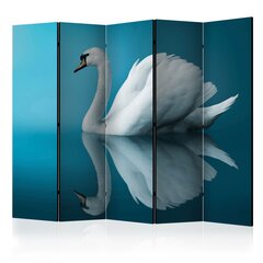 Ширма - swan reflection [Комнатные перегородки] цена и информация | Мобильные стенки | 220.lv