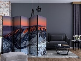 5-daļīgs aizslietnis - Beautiful sunrise in the Rocky Mountains II [Room Dividers] cena un informācija | Aizslietņi | 220.lv