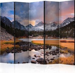 5-daļīgs aizslietnis - Amazing mountain landscape II [Room Dividers] cena un informācija | Aizslietņi | 220.lv