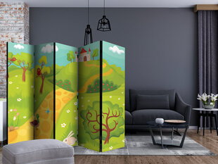 5-daļīgs aizslietnis - A path to a magical castle II [Room Dividers] cena un informācija | Aizslietņi | 220.lv