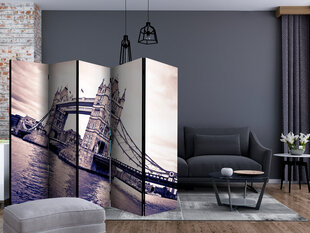 5-daļīgs aizslietnis - Tower Bridge II [Room Dividers] cena un informācija | Aizslietņi | 220.lv