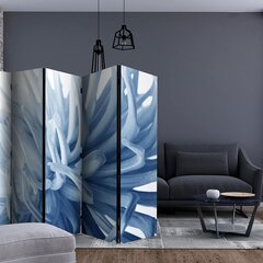 5-daļīgs aizslietnis - Flower - blue dahlia II [Room Dividers] cena un informācija | Aizslietņi | 220.lv