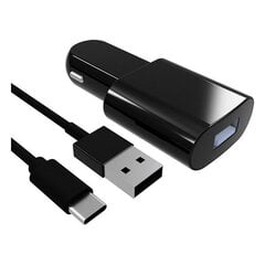 Автомобильное зарядное устройство Contact USB-C, 1 м. цена и информация | Зарядные устройства для телефонов | 220.lv