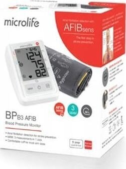 Microlife BP B3 AFIB cena un informācija | Asinsspiediena mērītāji | 220.lv