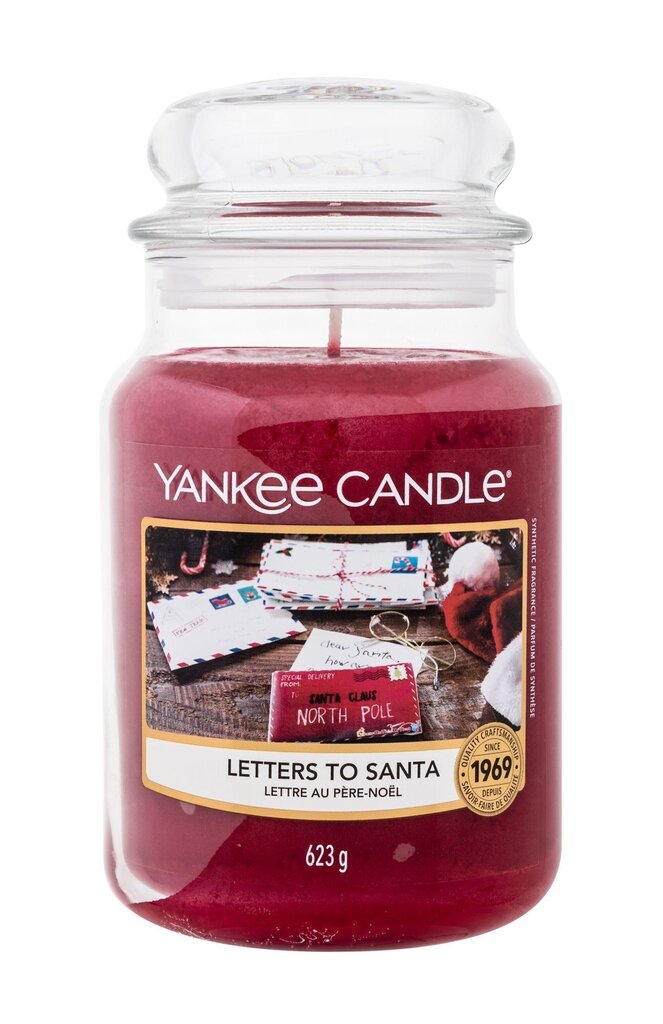 Aromātiskā svece Yankee Candle Letters to Santa 623 g cena un informācija | Sveces un svečturi | 220.lv