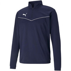 Puma Džemperi TeamRise 1/4 Zip Top Peacoa Blue 657394 06 цена и информация | Мужская спортивная одежда | 220.lv